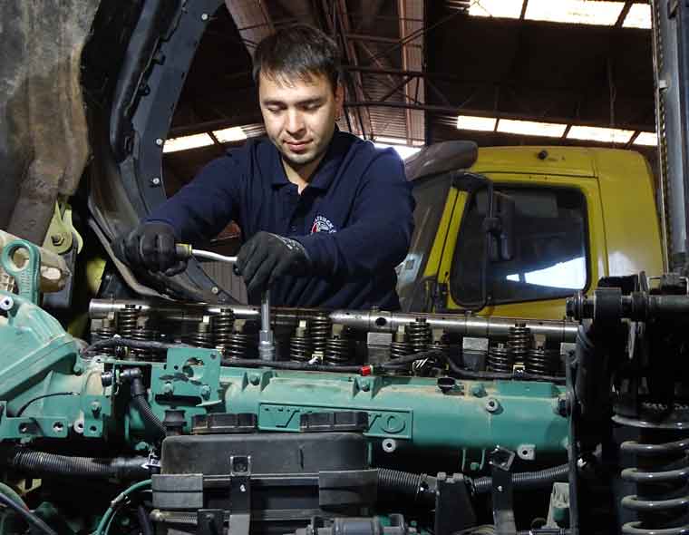 reparación de camiones volvo exprés